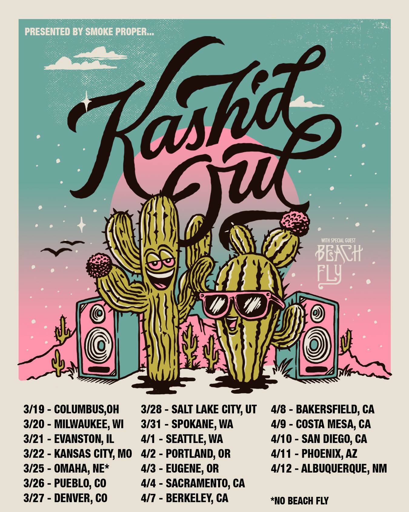 Kash'd Out Tour Poster 2026